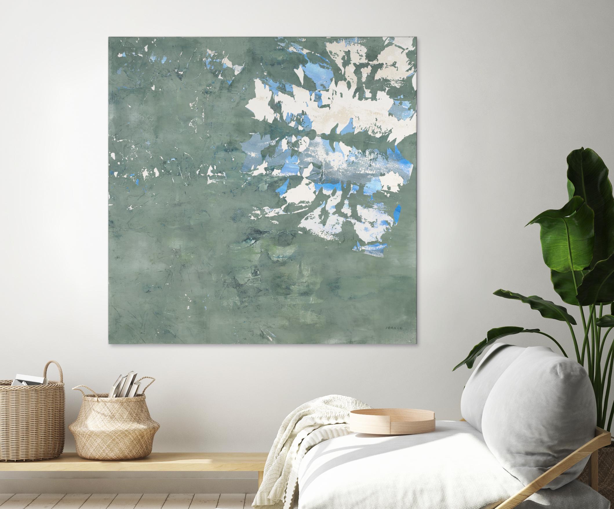 Lakeshore by Jeff Iorillo on GIANT ART - blue abstract