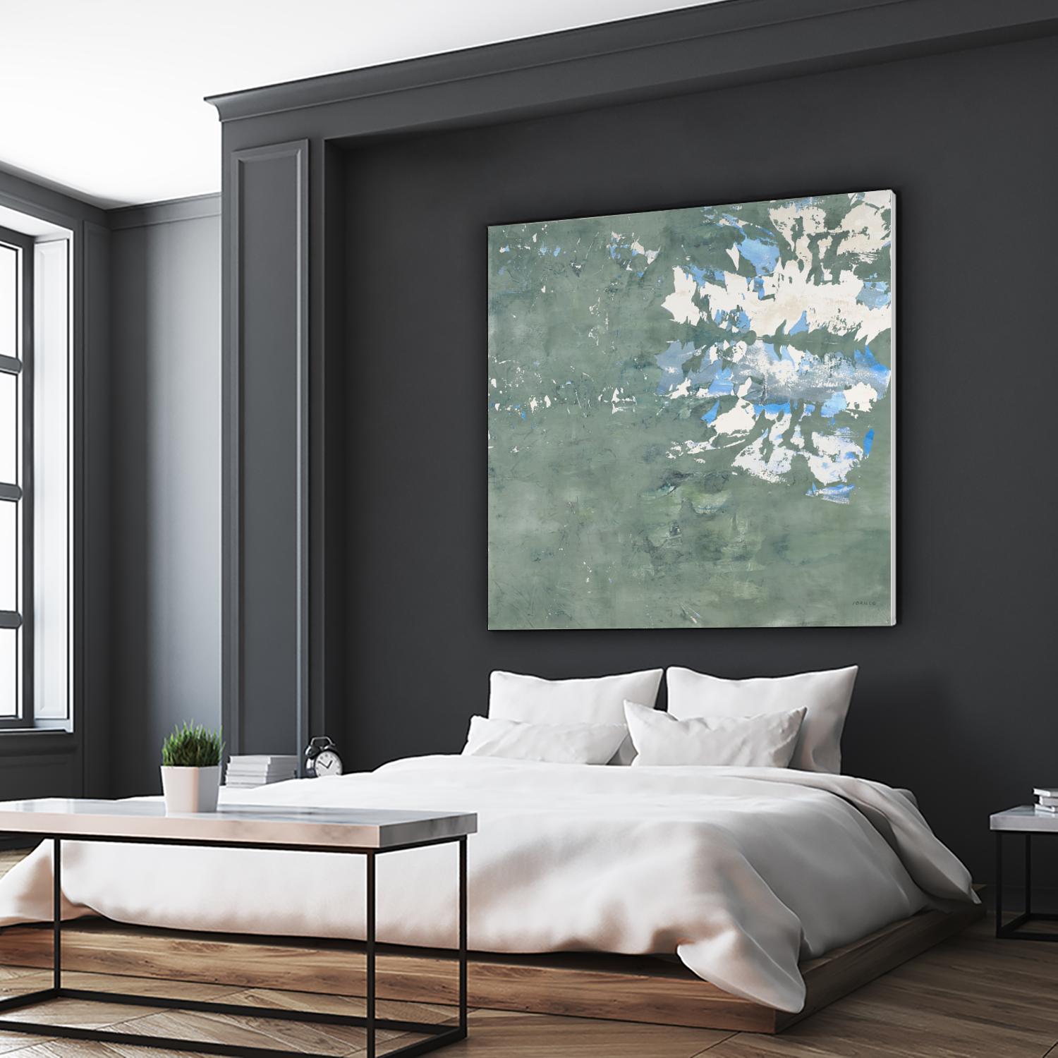 Lakeshore by Jeff Iorillo on GIANT ART - blue abstract