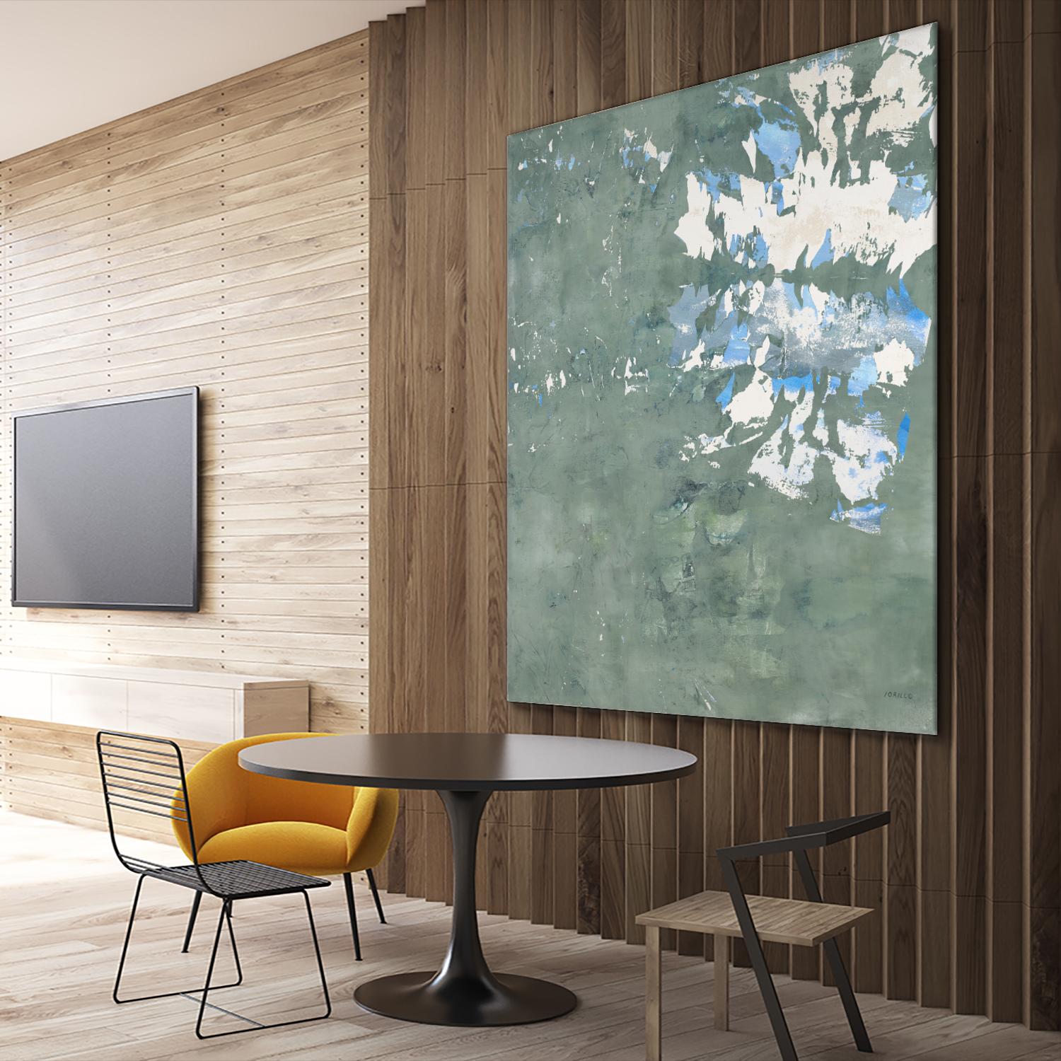 Lakeshore by Jeff Iorillo on GIANT ART - blue abstract