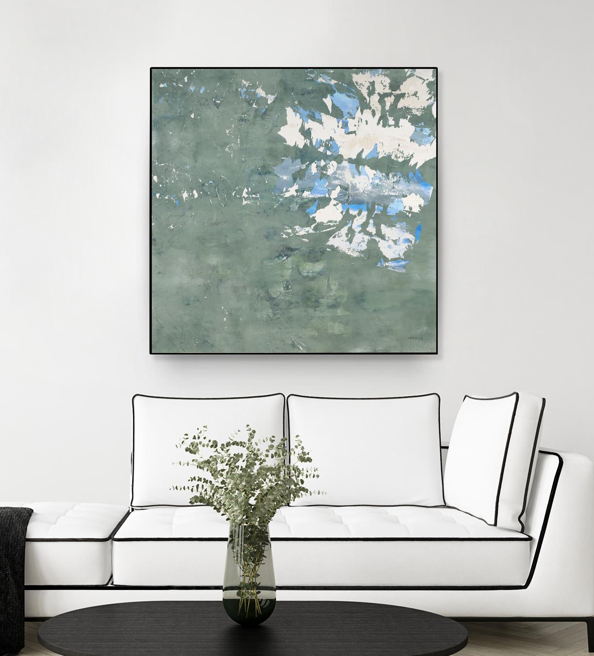 Lakeshore by Jeff Iorillo on GIANT ART - blue abstract