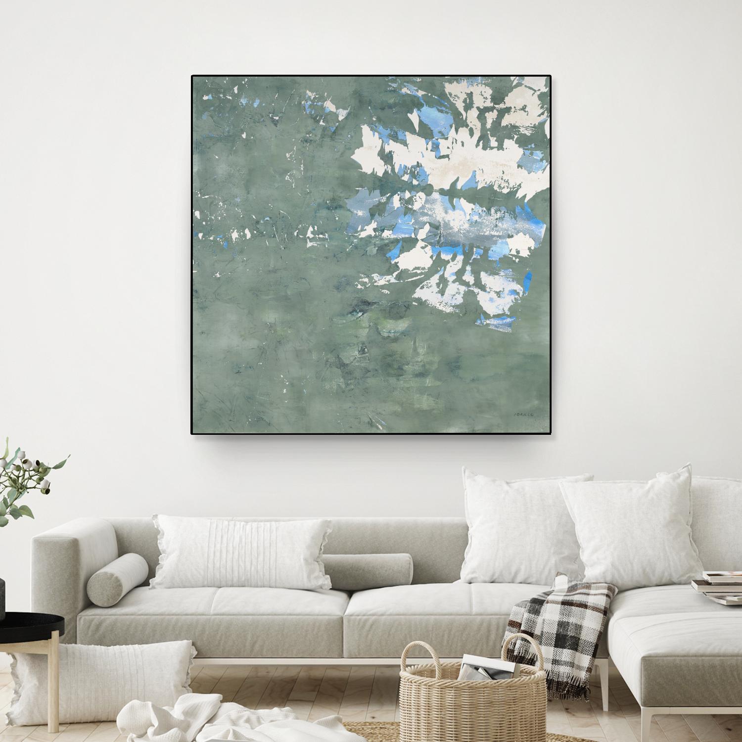 Lakeshore by Jeff Iorillo on GIANT ART - blue abstract