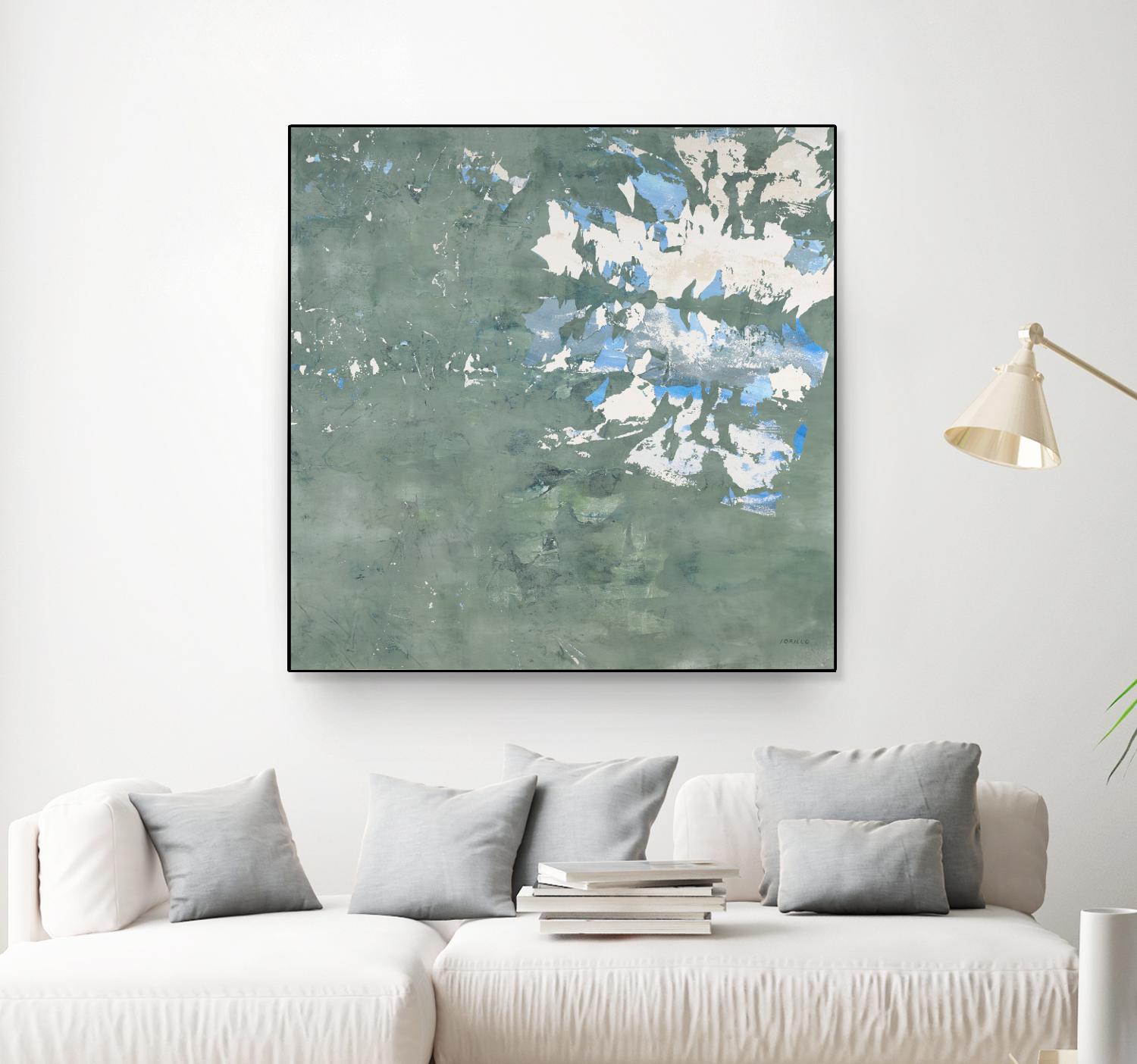 Lakeshore by Jeff Iorillo on GIANT ART - blue abstract