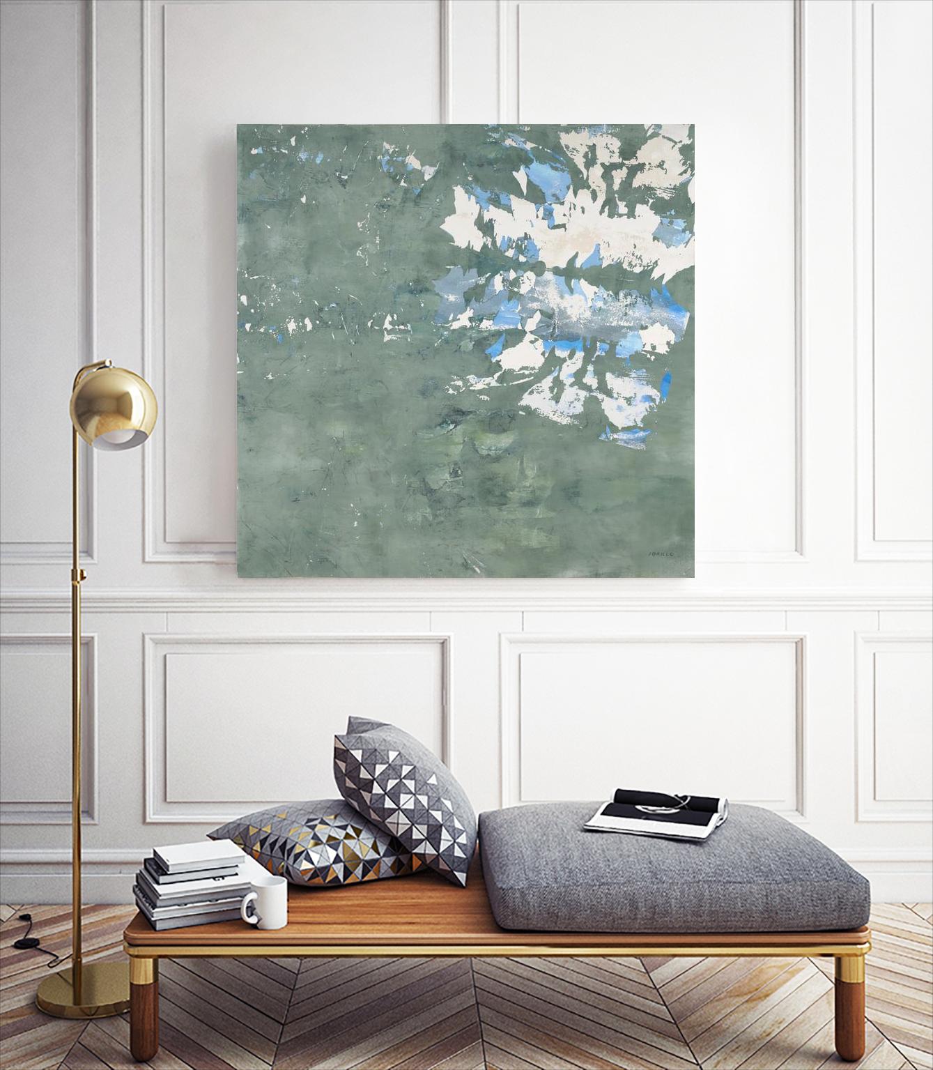 Lakeshore by Jeff Iorillo on GIANT ART - blue abstract