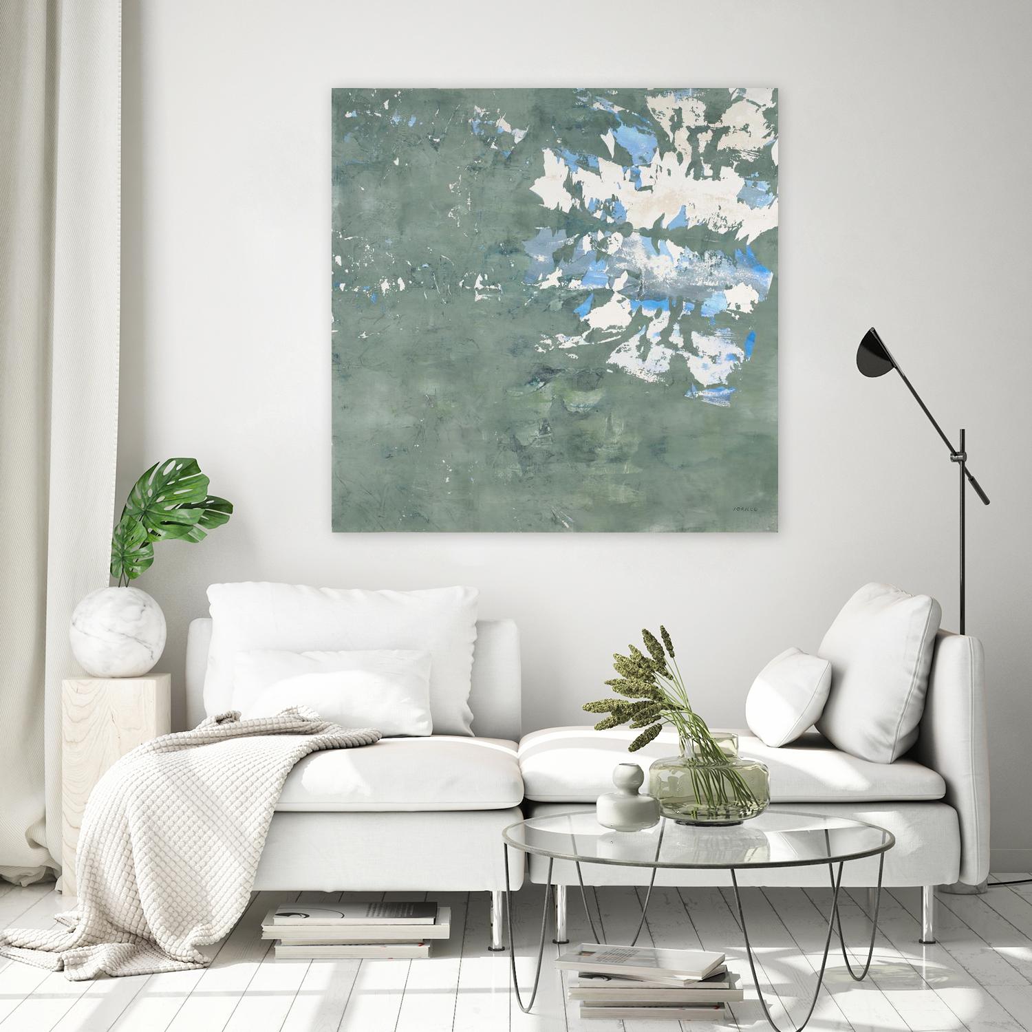 Lakeshore by Jeff Iorillo on GIANT ART - blue abstract