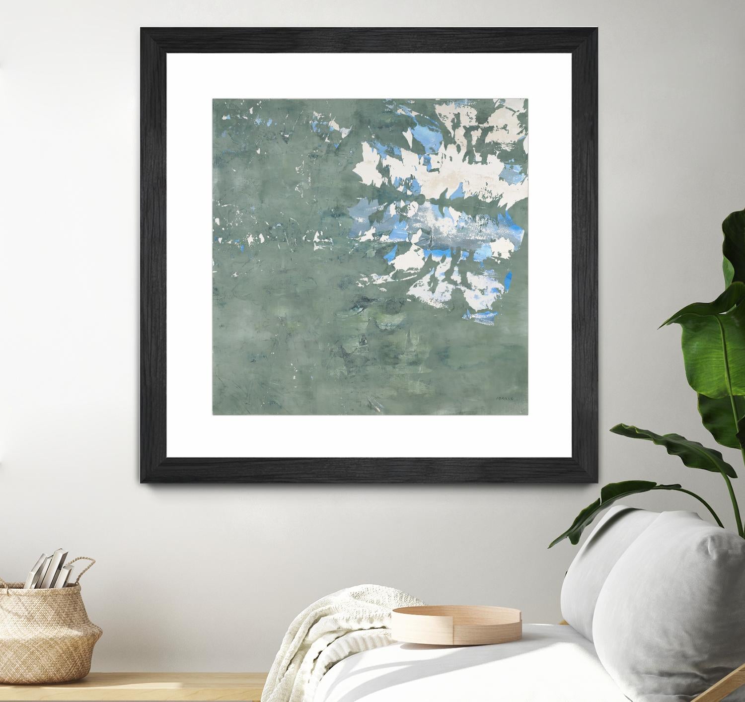 Lakeshore by Jeff Iorillo on GIANT ART - blue abstract