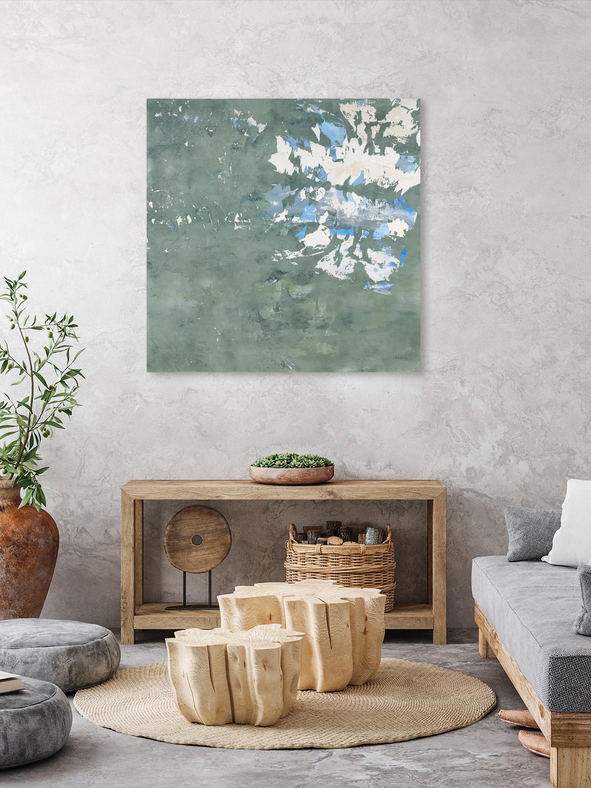 Lakeshore by Jeff Iorillo on GIANT ART - blue abstract