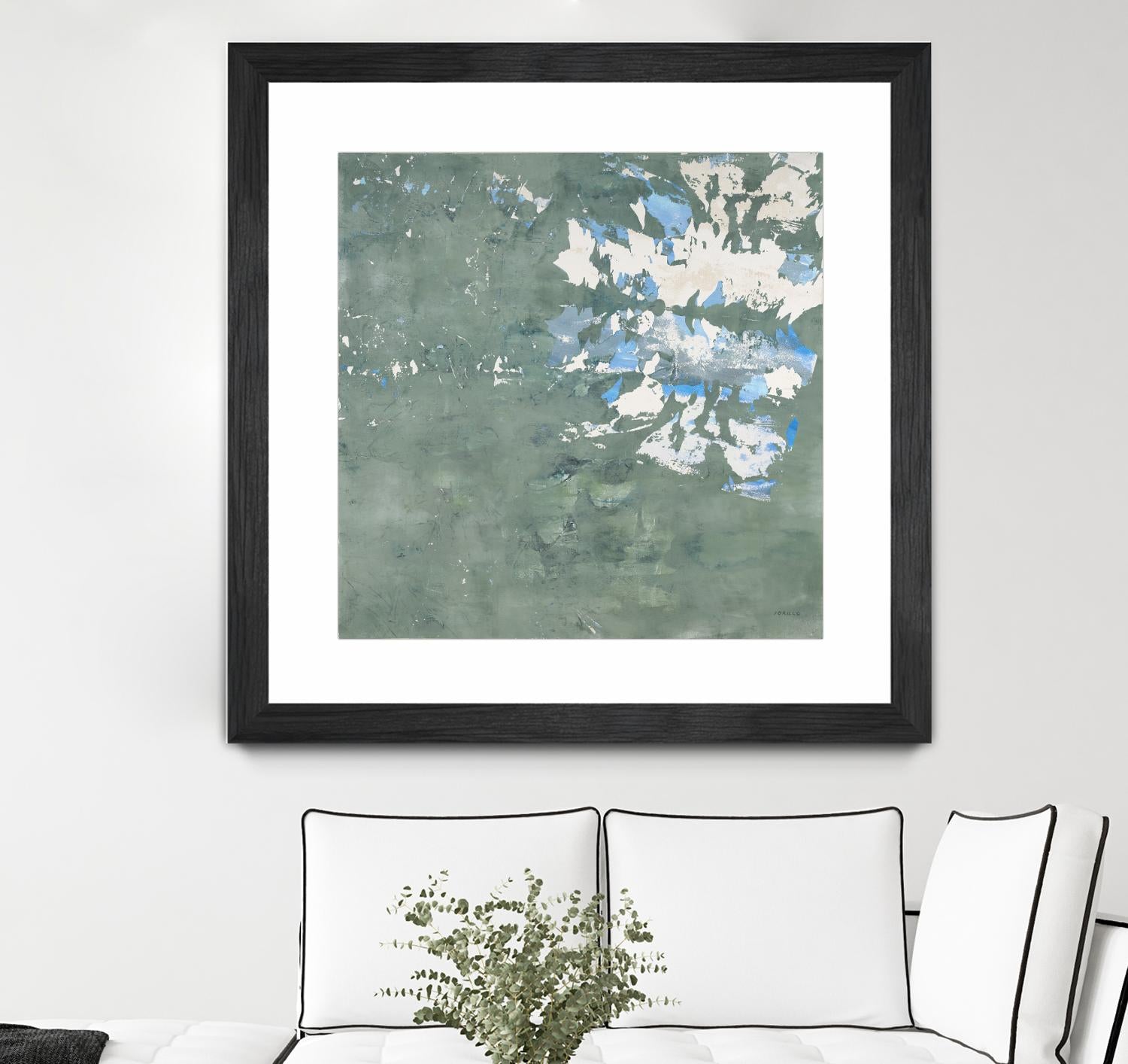 Lakeshore by Jeff Iorillo on GIANT ART - blue abstract