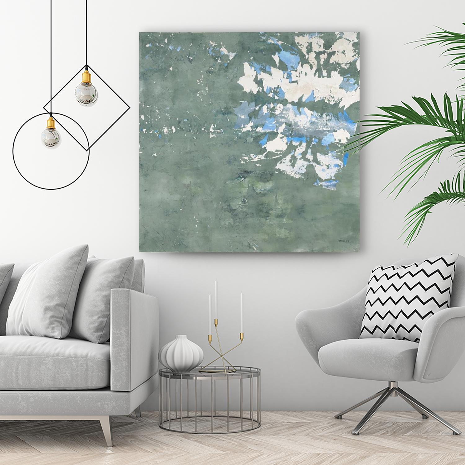 Lakeshore by Jeff Iorillo on GIANT ART - blue abstract