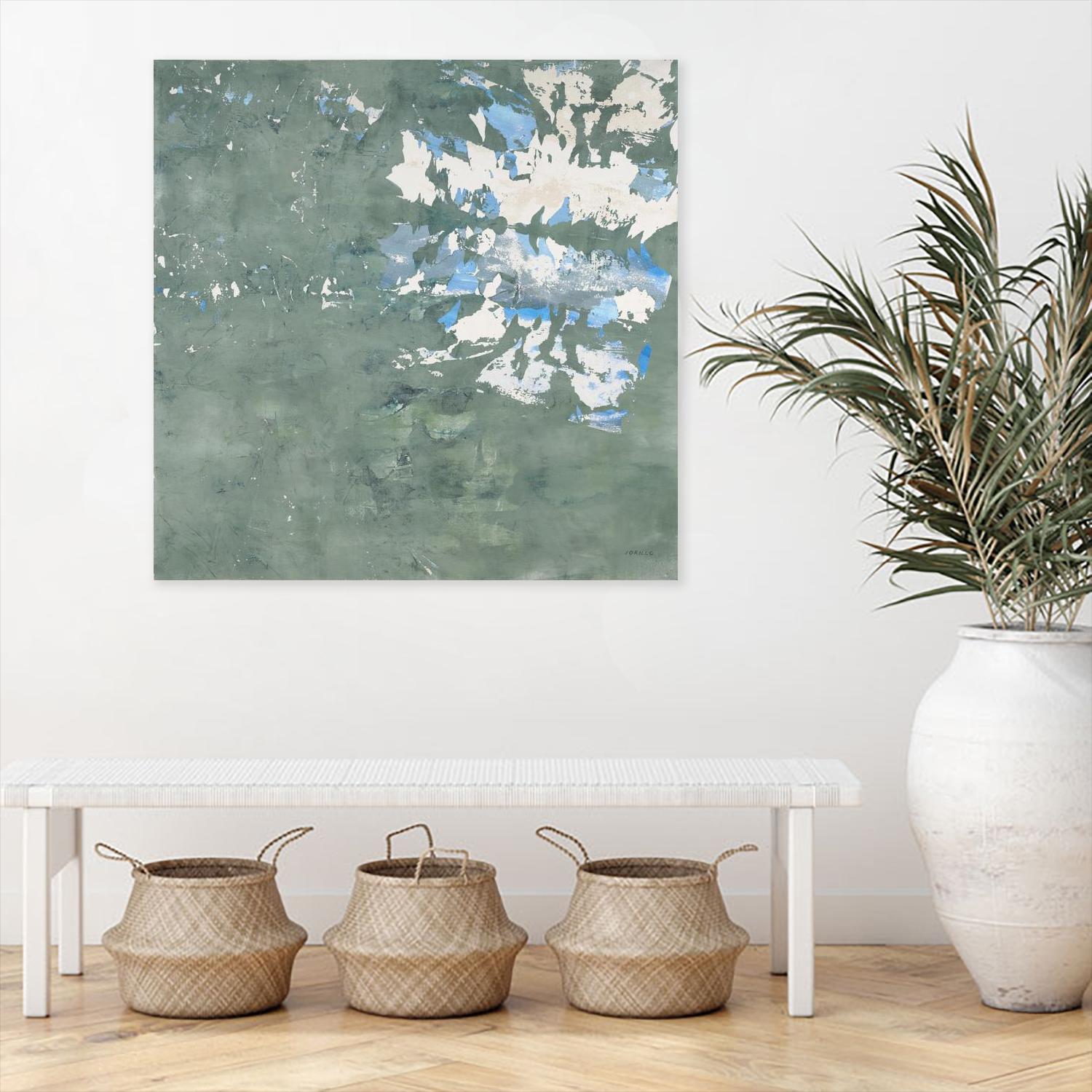 Lakeshore by Jeff Iorillo on GIANT ART - blue abstract