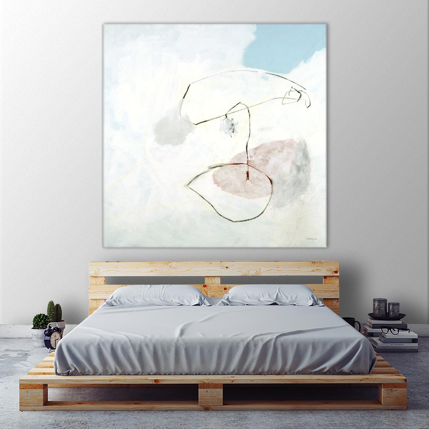 Sweet Solitude by Jeff Iorillo on GIANT ART - blue abstract