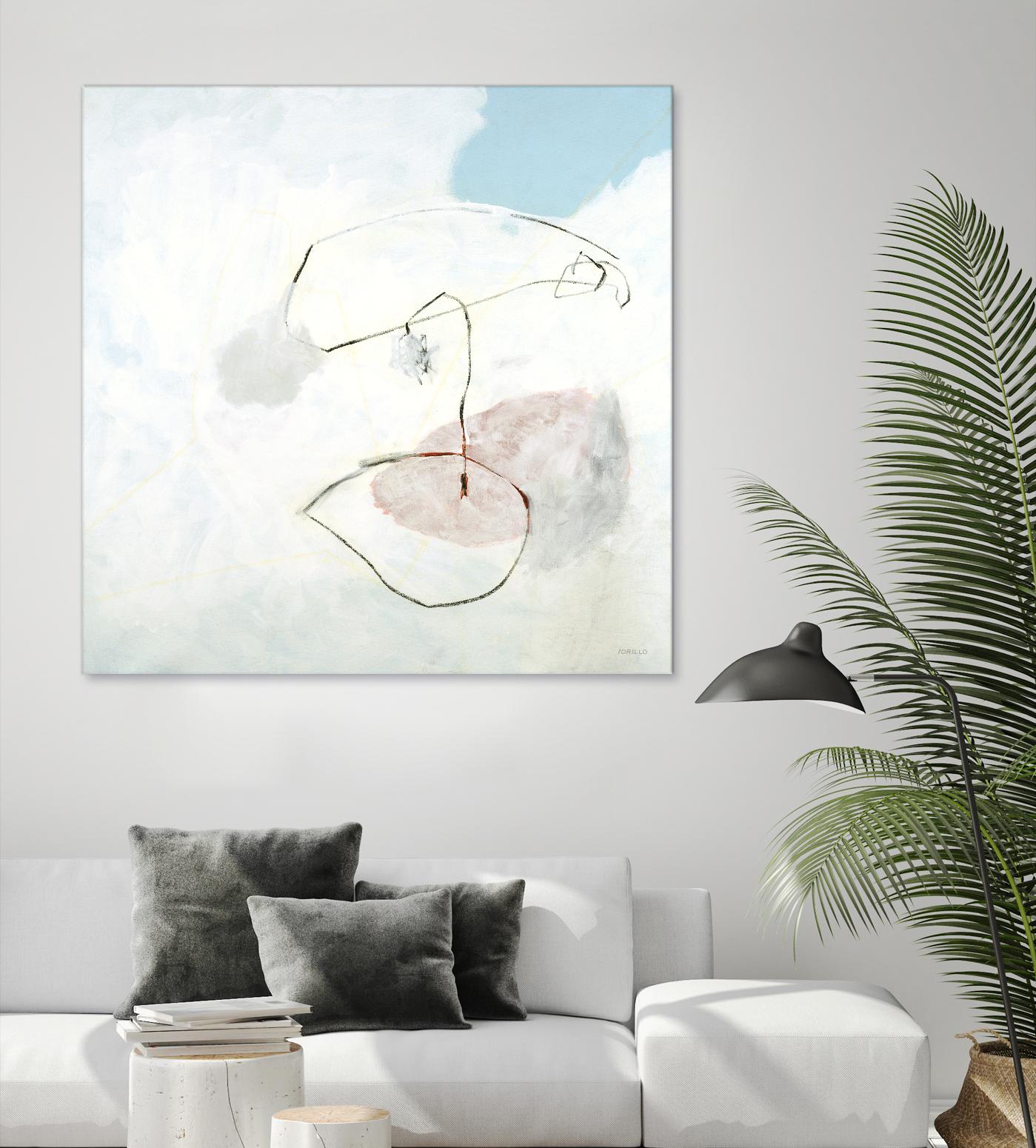 Sweet Solitude by Jeff Iorillo on GIANT ART - blue abstract