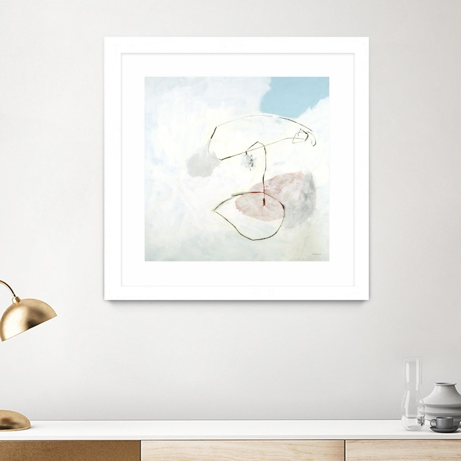 Sweet Solitude by Jeff Iorillo on GIANT ART - blue abstract