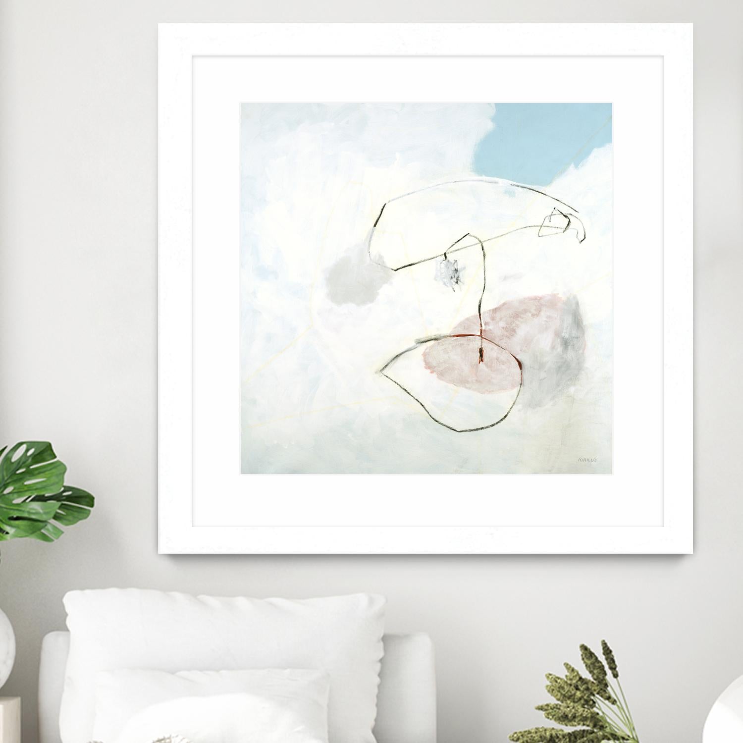 Sweet Solitude by Jeff Iorillo on GIANT ART - blue abstract