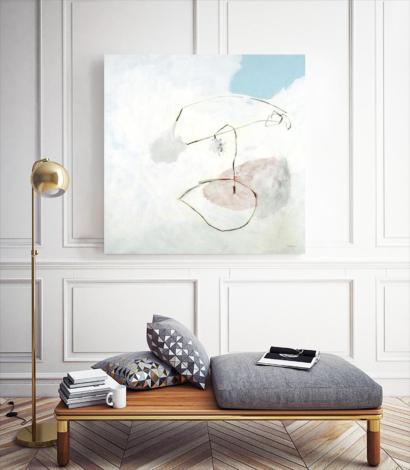 Sweet Solitude by Jeff Iorillo on GIANT ART - blue abstract