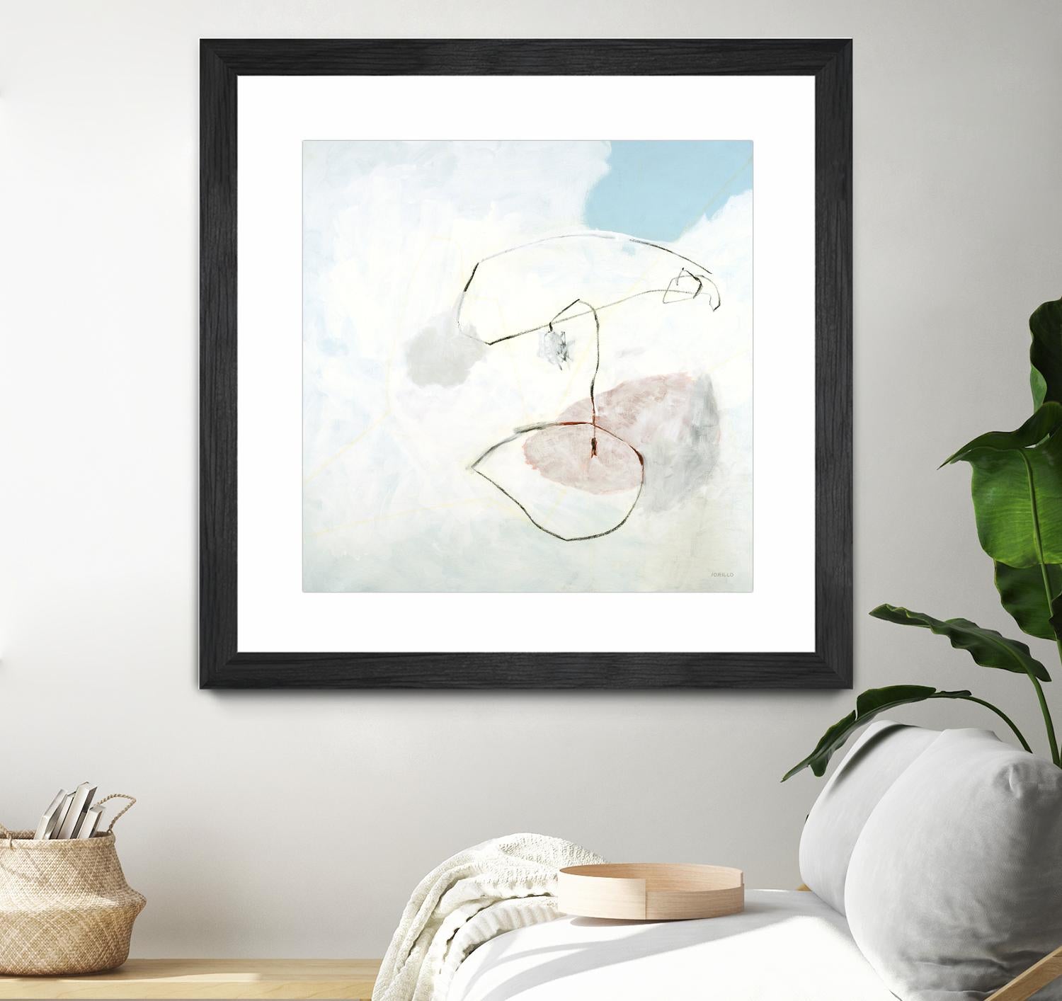 Sweet Solitude by Jeff Iorillo on GIANT ART - blue abstract