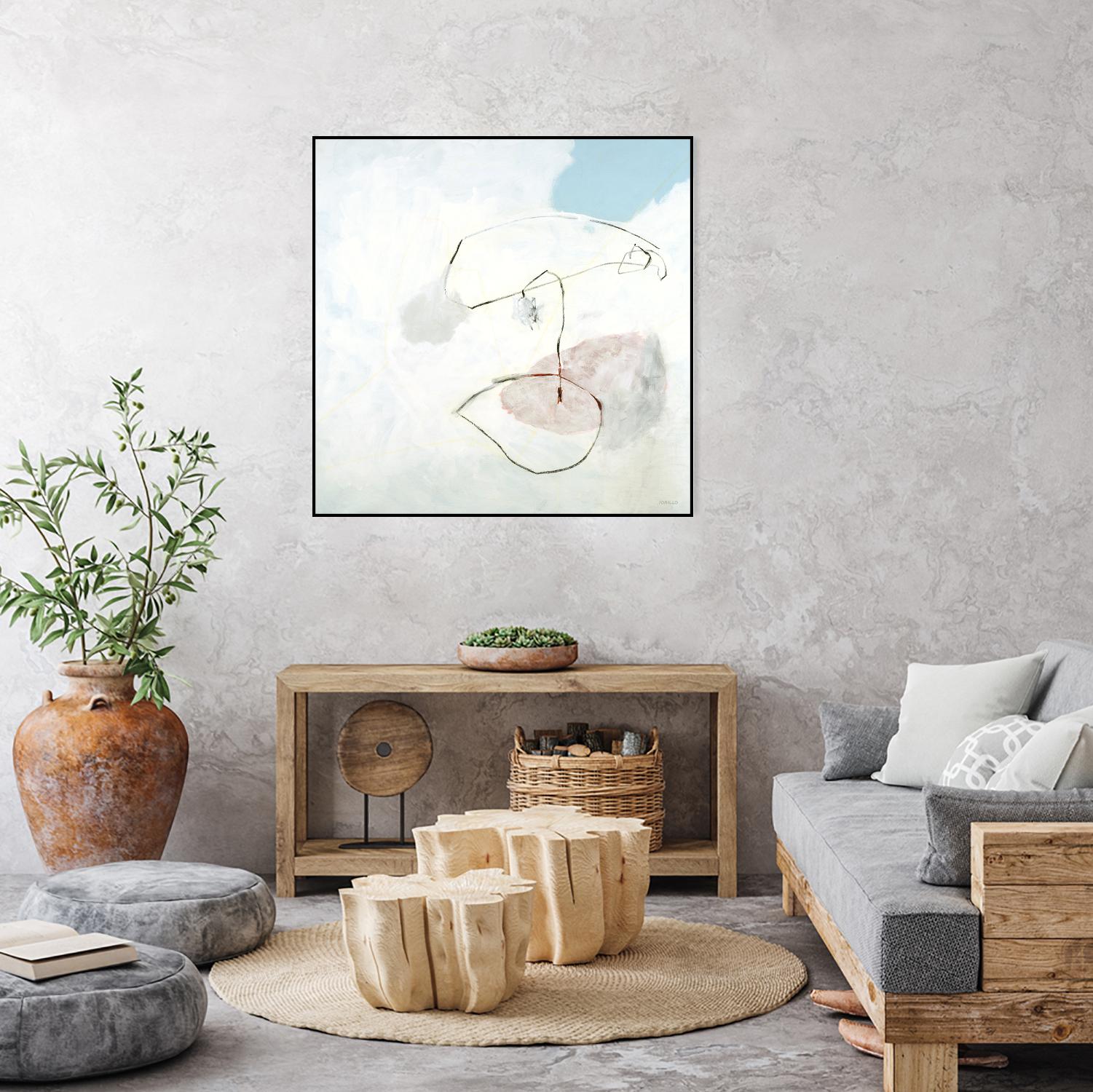 Sweet Solitude by Jeff Iorillo on GIANT ART - blue abstract