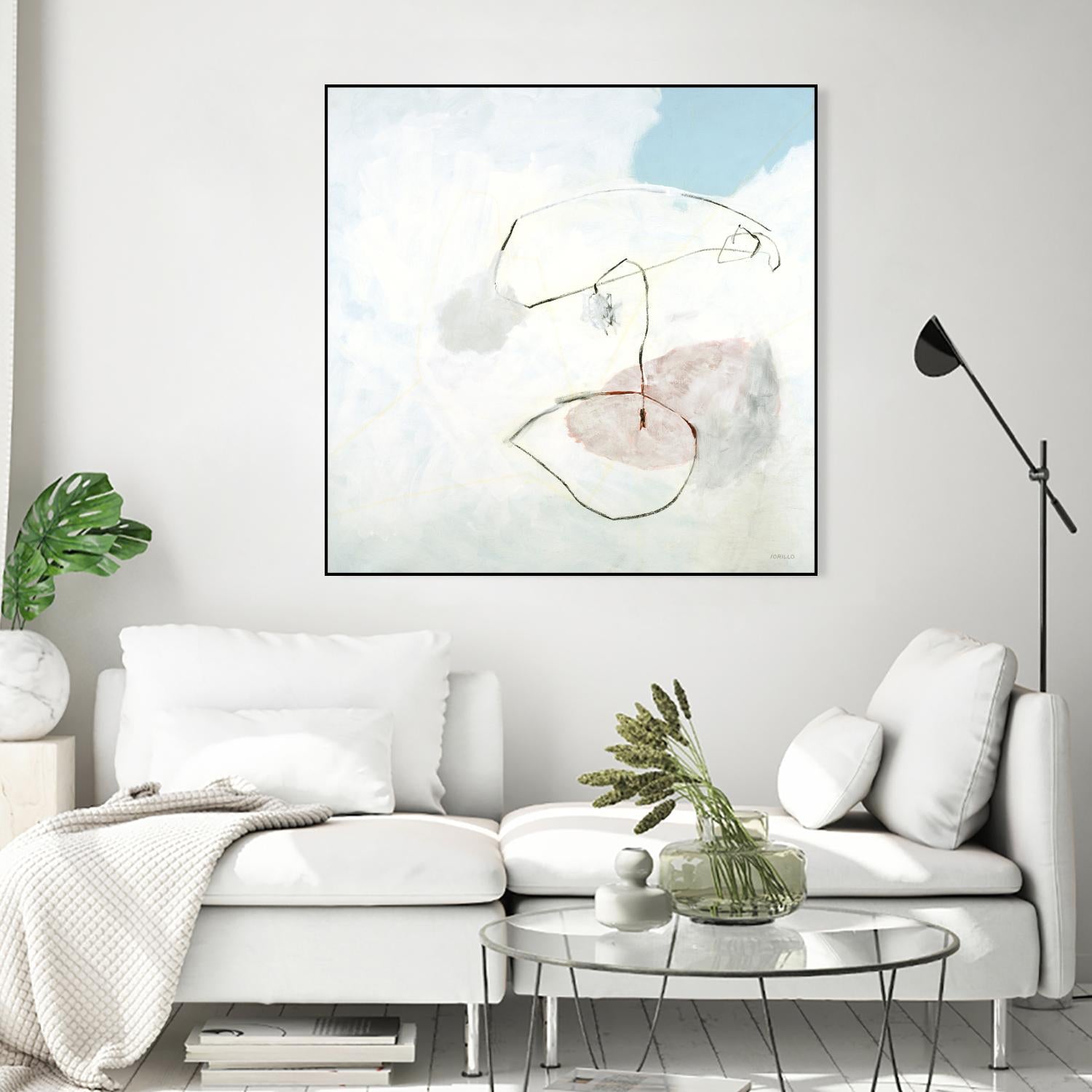 Sweet Solitude by Jeff Iorillo on GIANT ART - blue abstract