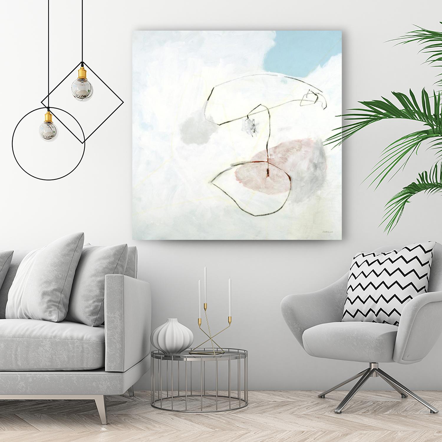 Sweet Solitude by Jeff Iorillo on GIANT ART - blue abstract