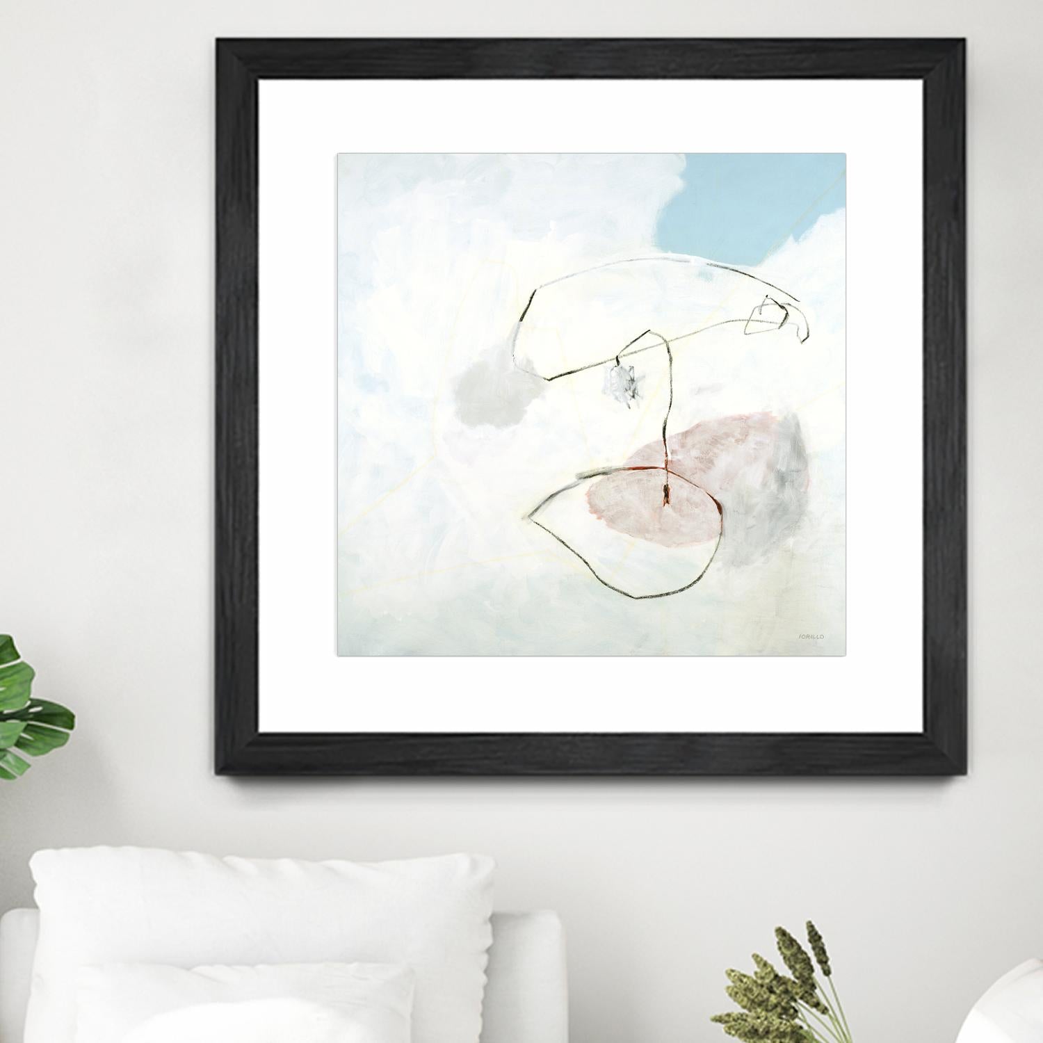 Sweet Solitude by Jeff Iorillo on GIANT ART - blue abstract