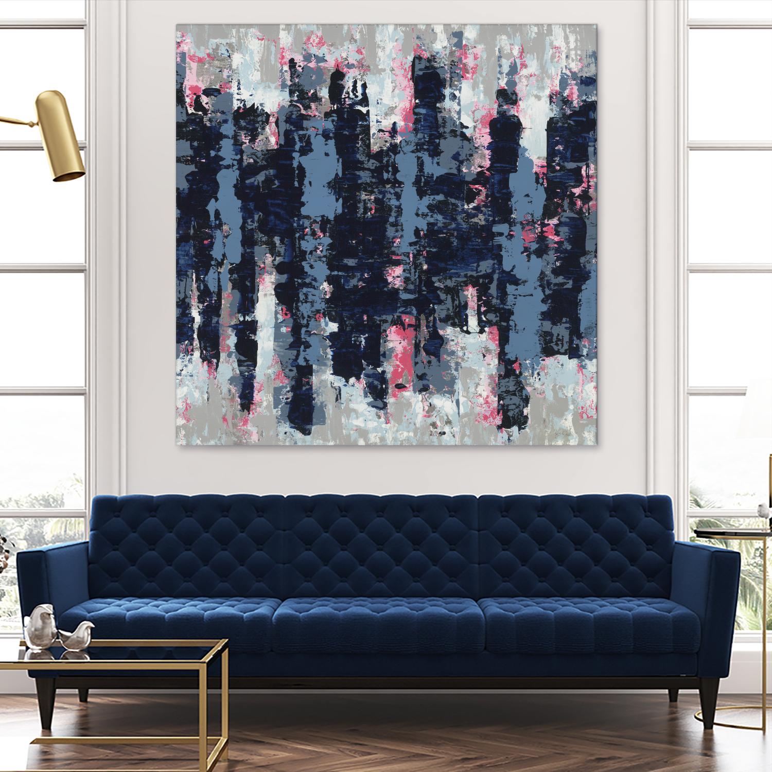 Veiled Heat by Jeff Iorillo on GIANT ART - blues abstract