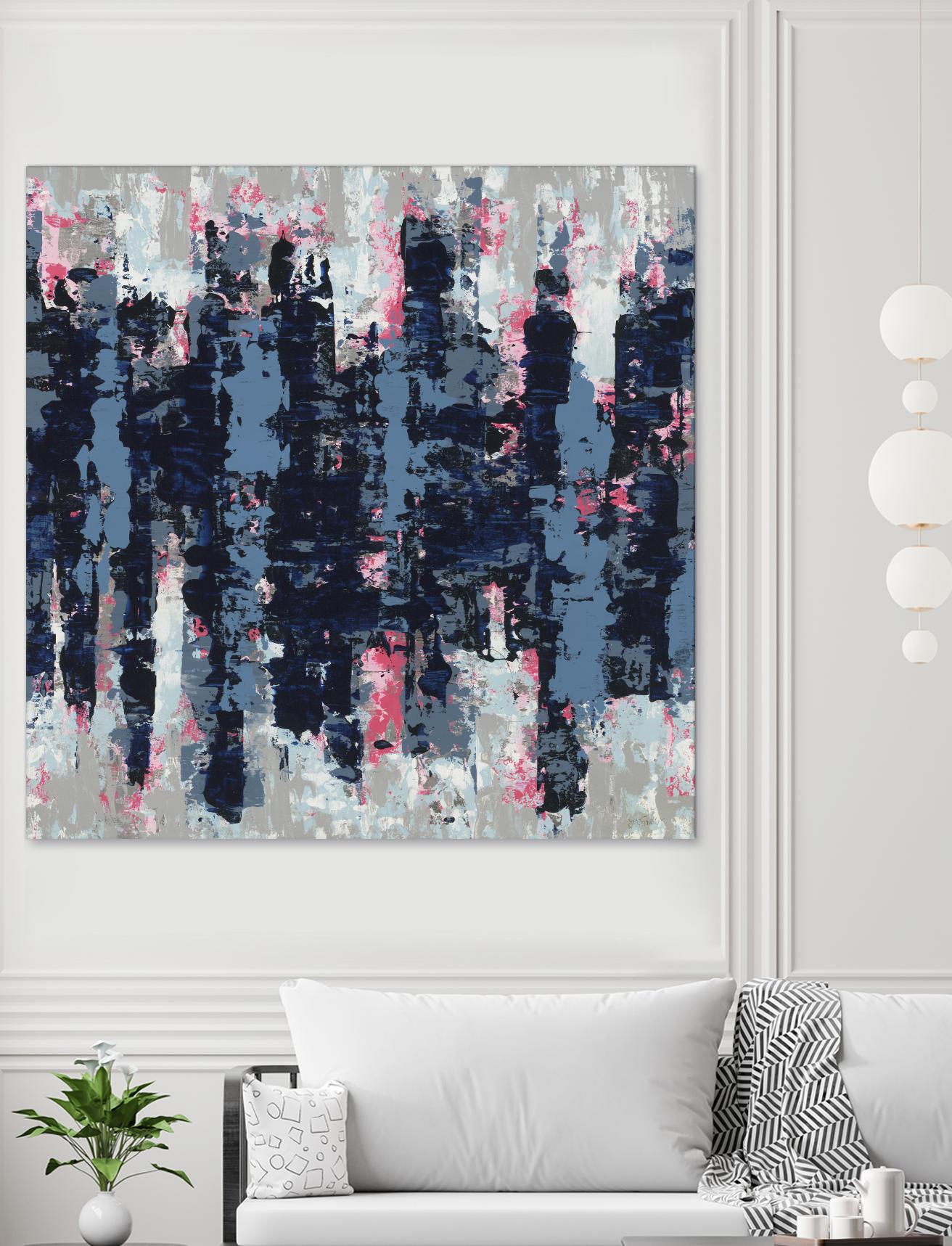 Veiled Heat by Jeff Iorillo on GIANT ART - blues abstract