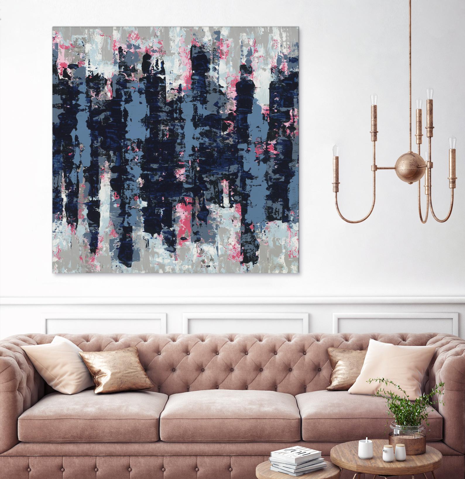 Veiled Heat by Jeff Iorillo on GIANT ART - blues abstract