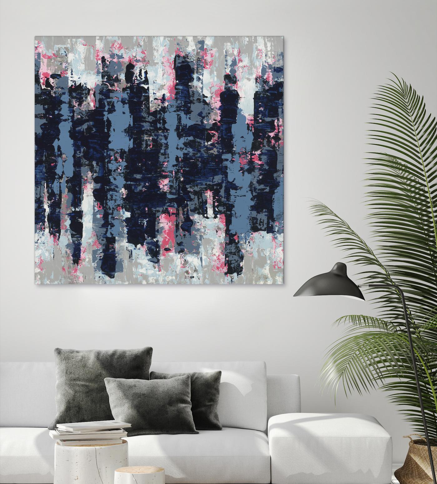 Veiled Heat by Jeff Iorillo on GIANT ART - blues abstract