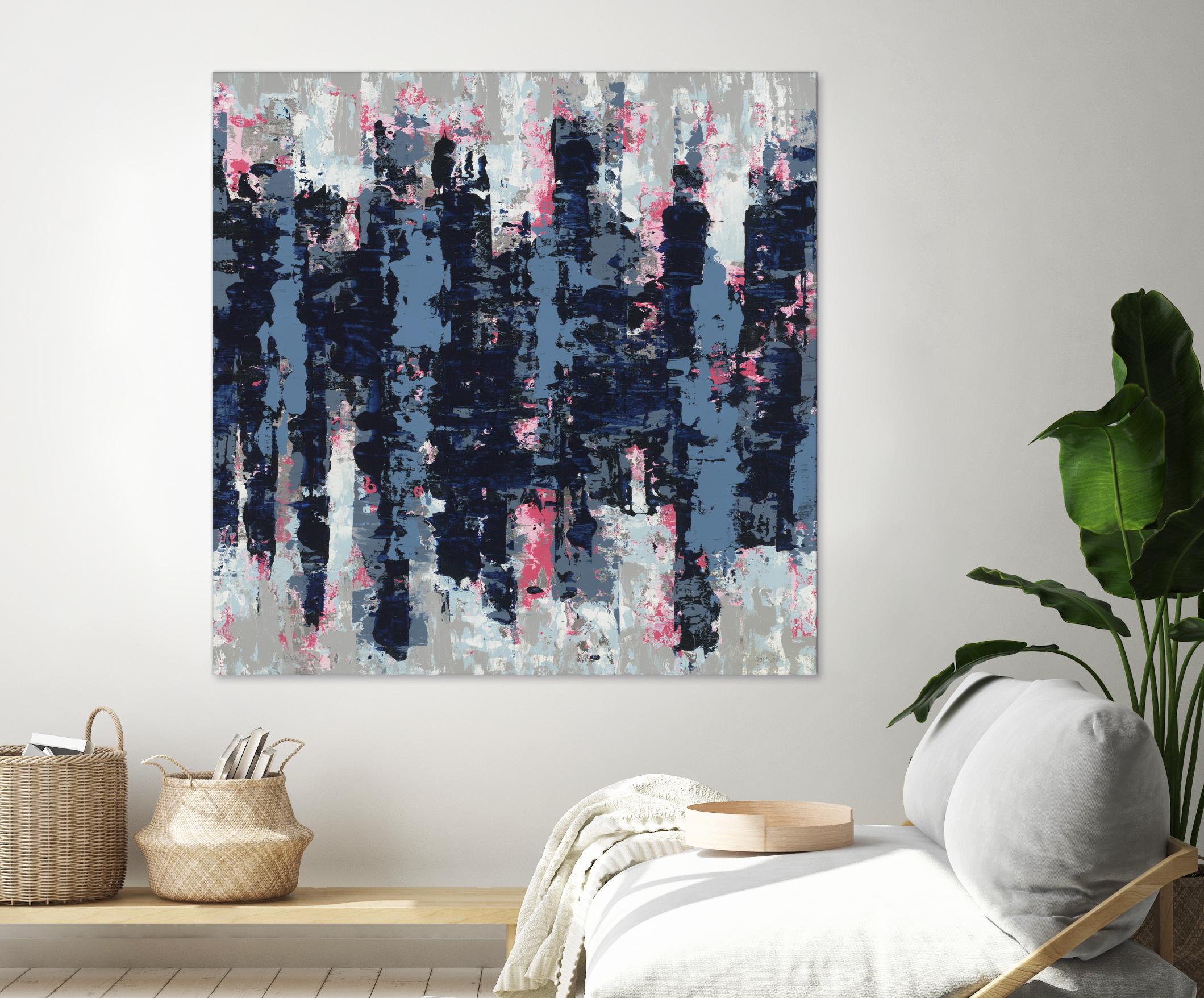 Veiled Heat by Jeff Iorillo on GIANT ART - blues abstract