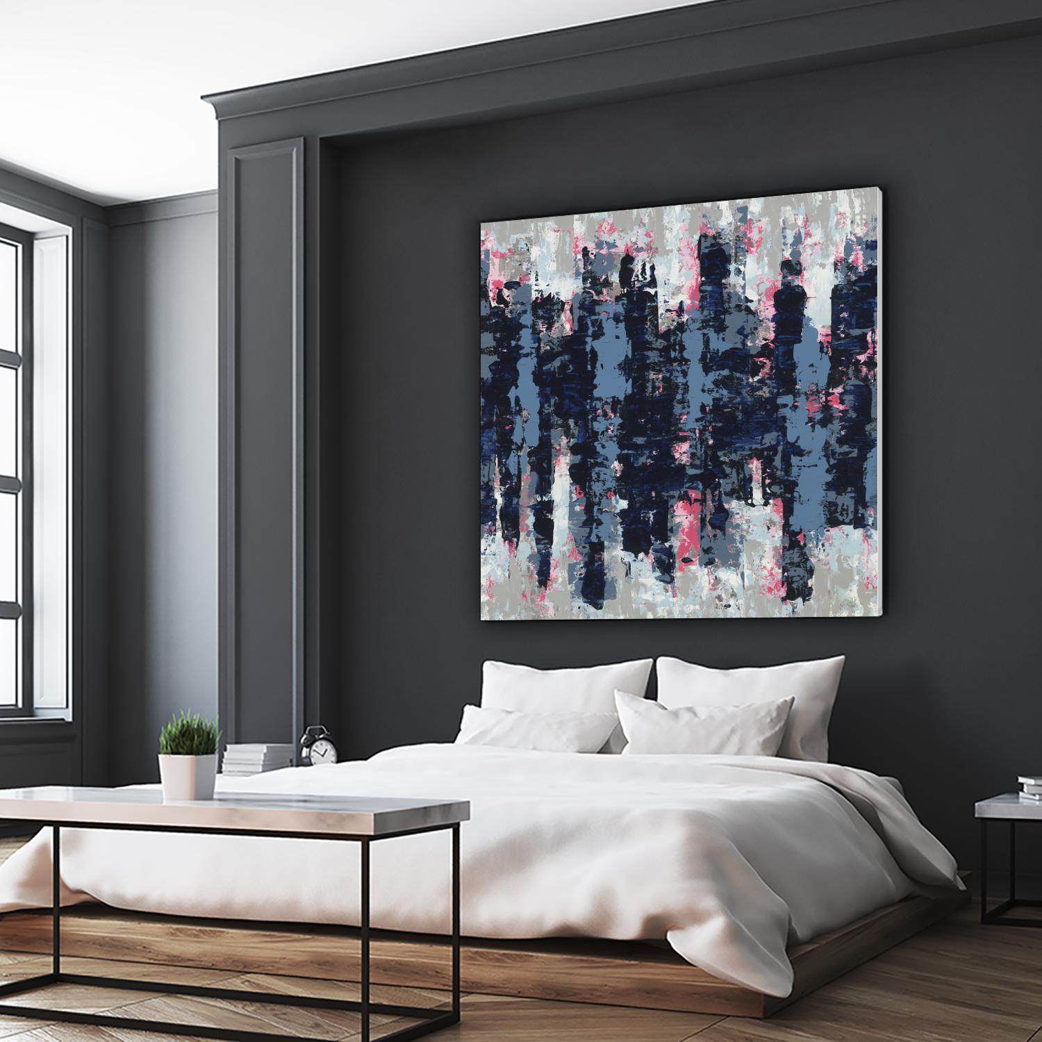 Veiled Heat by Jeff Iorillo on GIANT ART - blues abstract