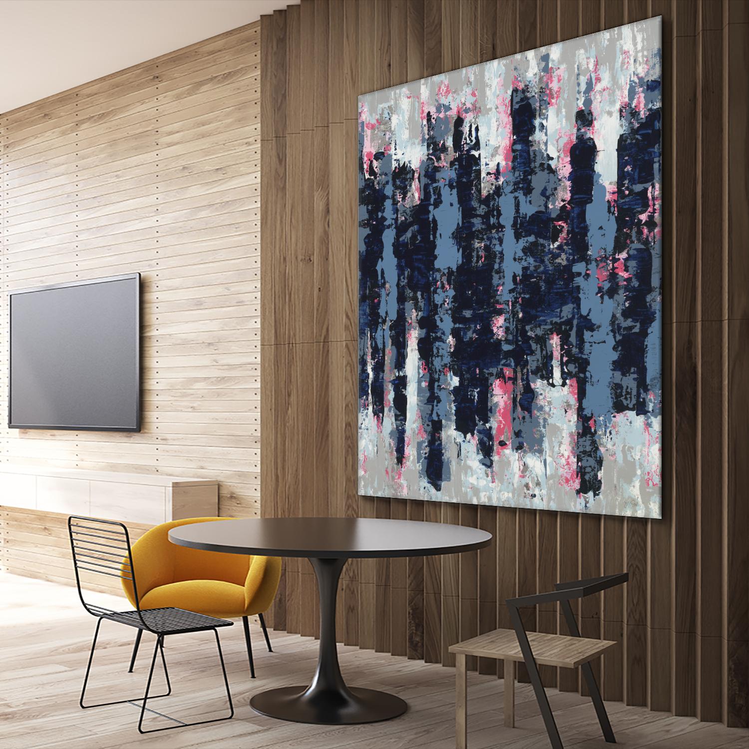 Veiled Heat by Jeff Iorillo on GIANT ART - blues abstract