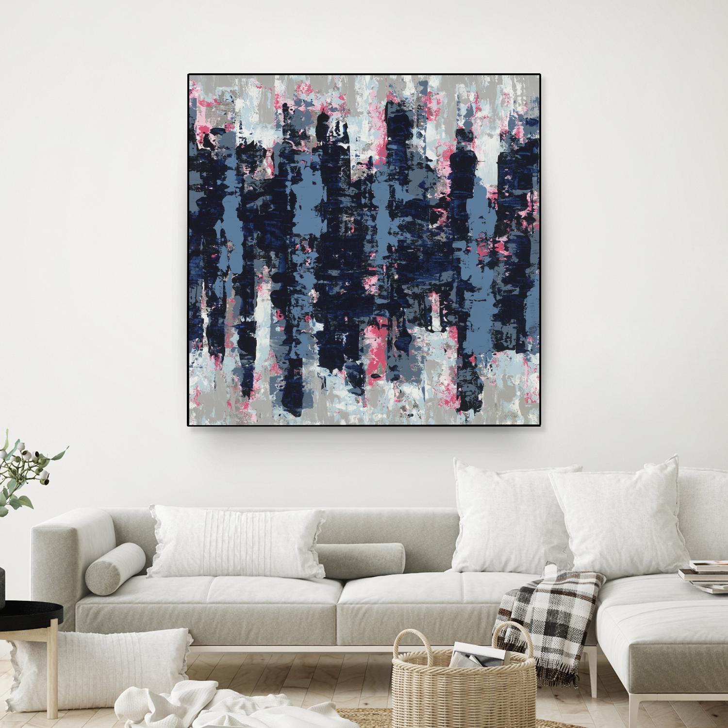 Veiled Heat by Jeff Iorillo on GIANT ART - blues abstract