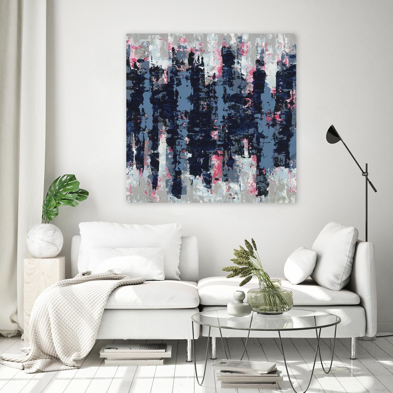 Veiled Heat by Jeff Iorillo on GIANT ART - blues abstract