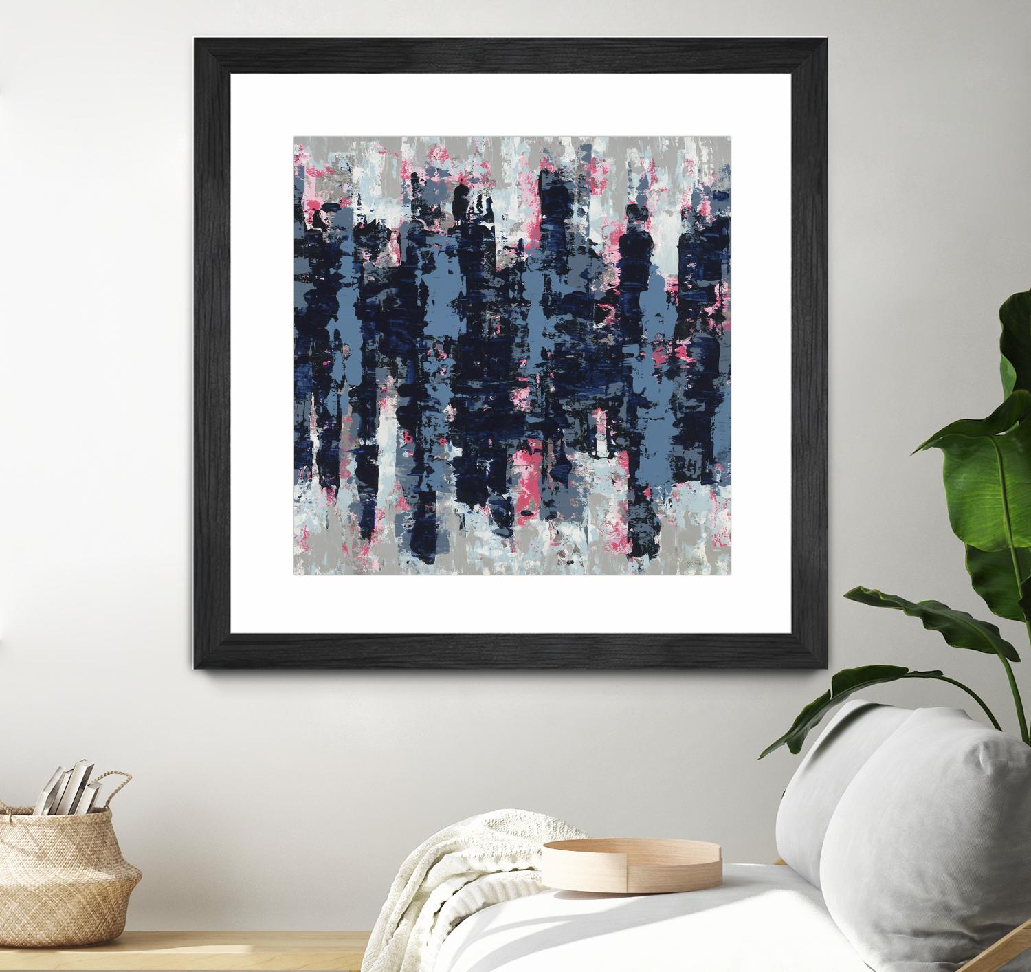 Veiled Heat by Jeff Iorillo on GIANT ART - blues abstract