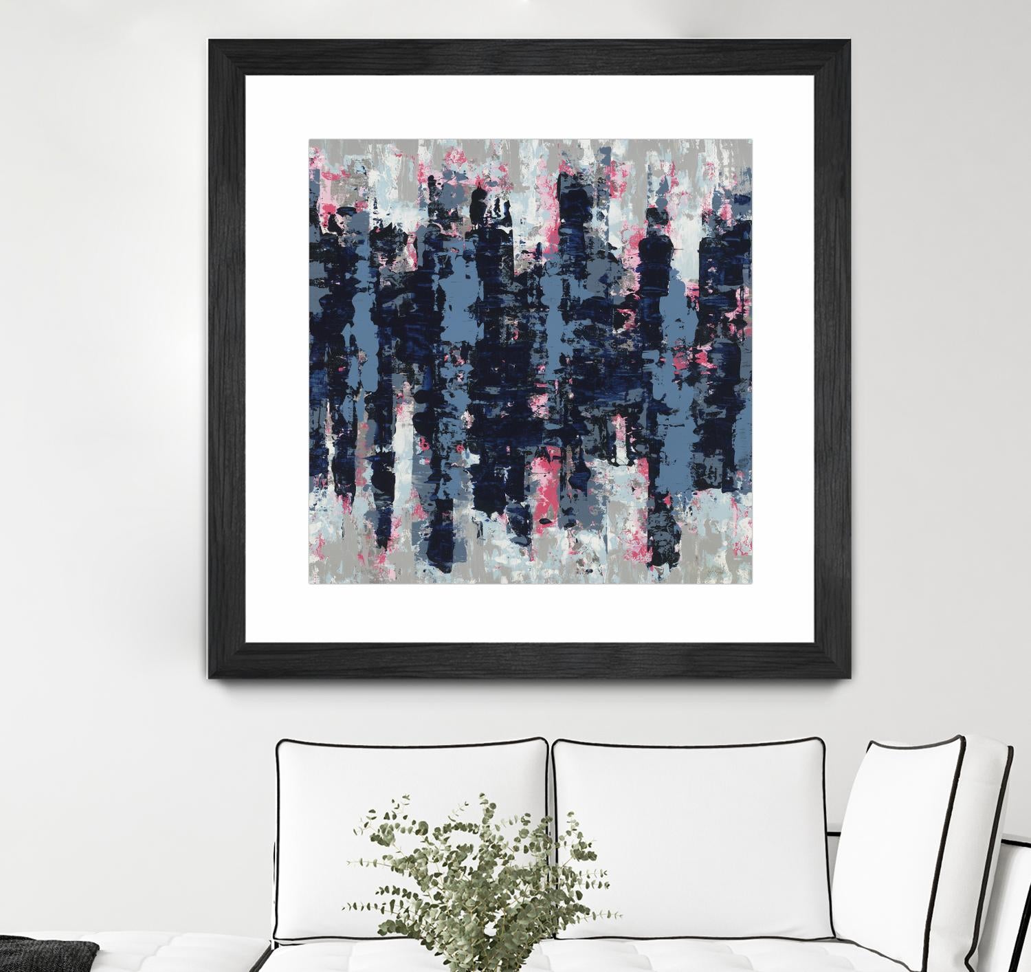 Veiled Heat by Jeff Iorillo on GIANT ART - blues abstract