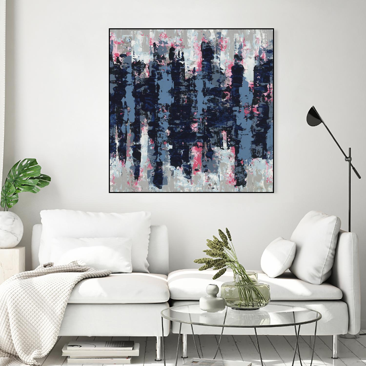 Veiled Heat by Jeff Iorillo on GIANT ART - blues abstract