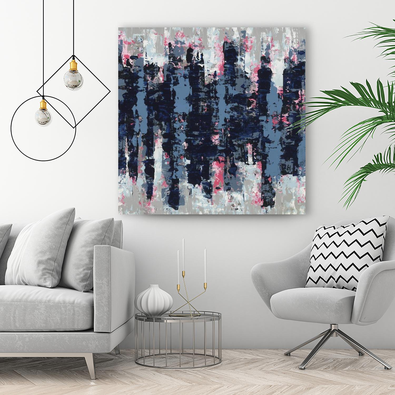 Veiled Heat by Jeff Iorillo on GIANT ART - blues abstract