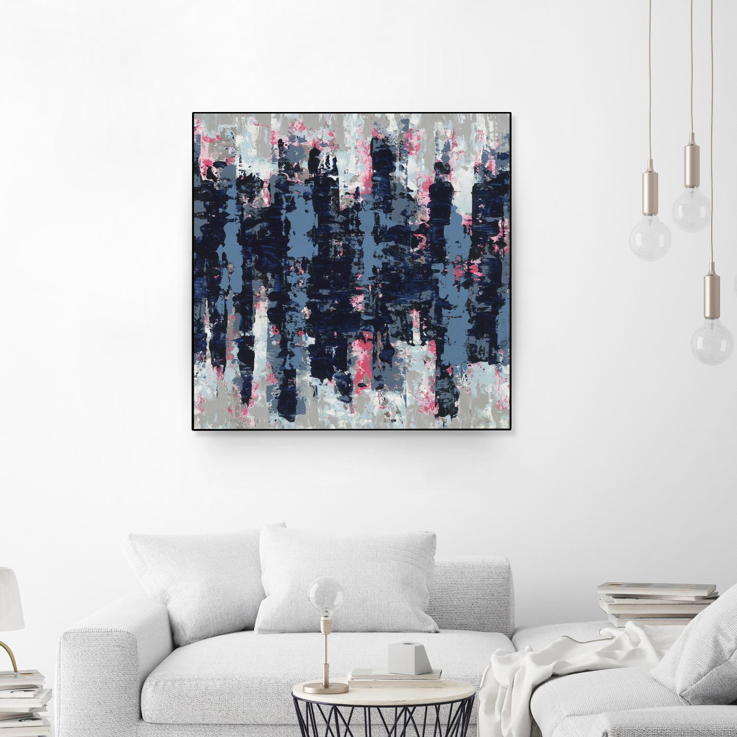 Veiled Heat by Jeff Iorillo on GIANT ART - blues abstract