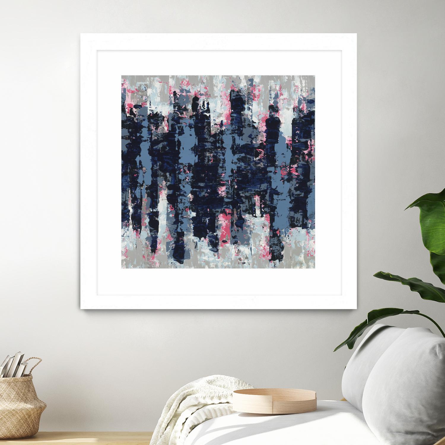 Veiled Heat by Jeff Iorillo on GIANT ART - blues abstract