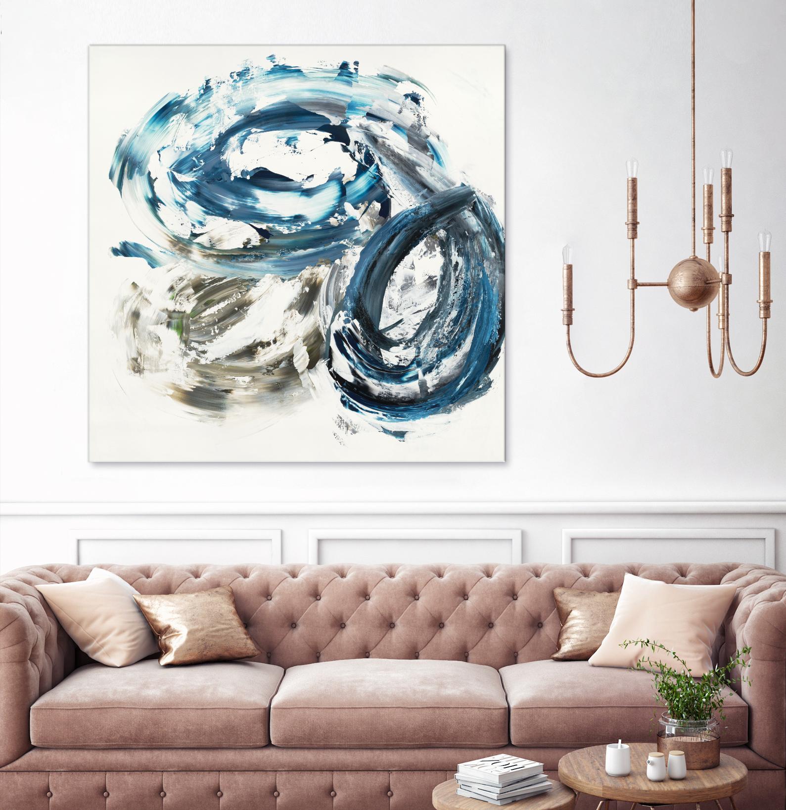 Surf Break by Jeff Iorillo on GIANT ART - blues abstract