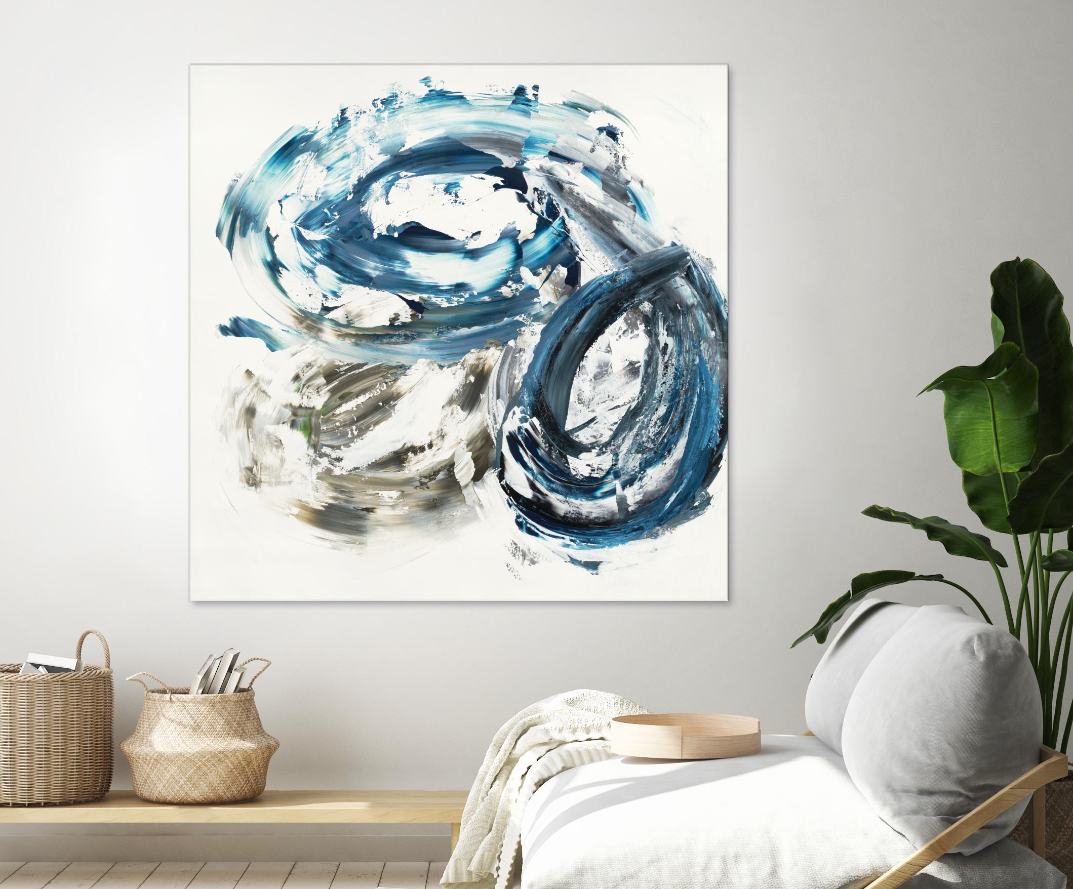 Surf Break by Jeff Iorillo on GIANT ART - blues abstract