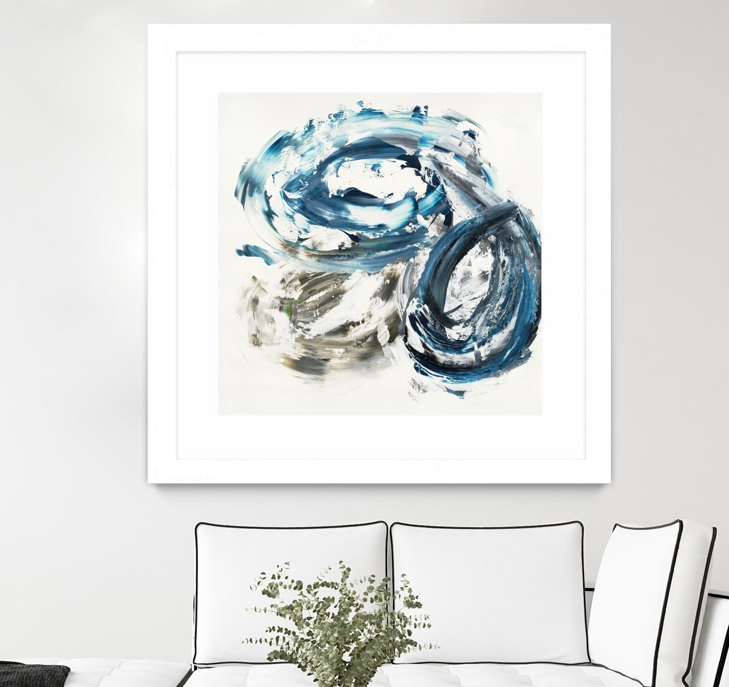 Surf Break by Jeff Iorillo on GIANT ART - blues abstract