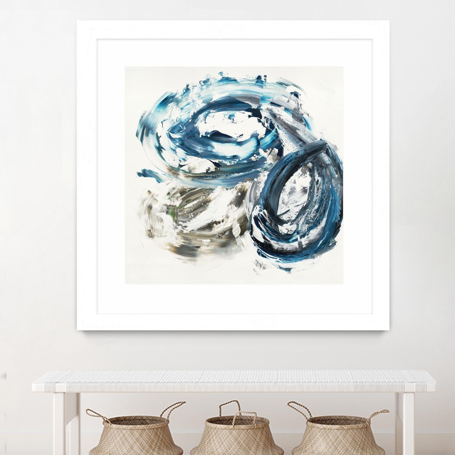 Surf Break by Jeff Iorillo on GIANT ART - blues abstract