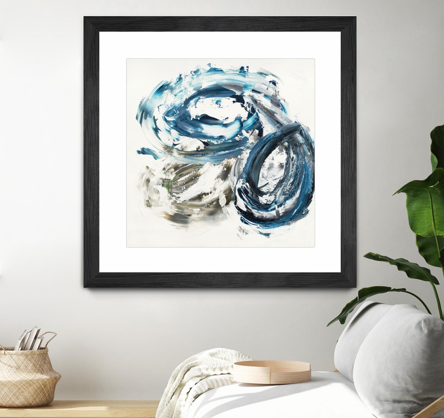 Surf Break by Jeff Iorillo on GIANT ART - blues abstract