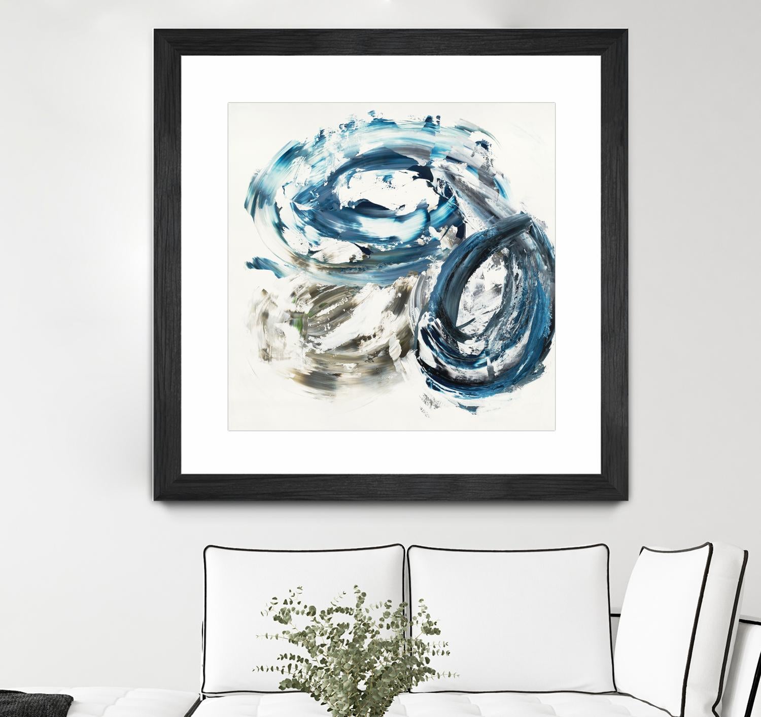 Surf Break by Jeff Iorillo on GIANT ART - blues abstract