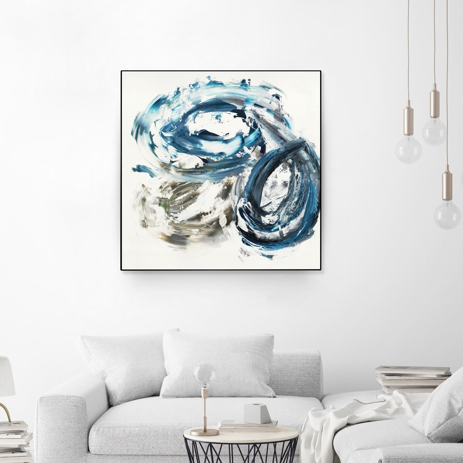 Surf Break by Jeff Iorillo on GIANT ART - blues abstract