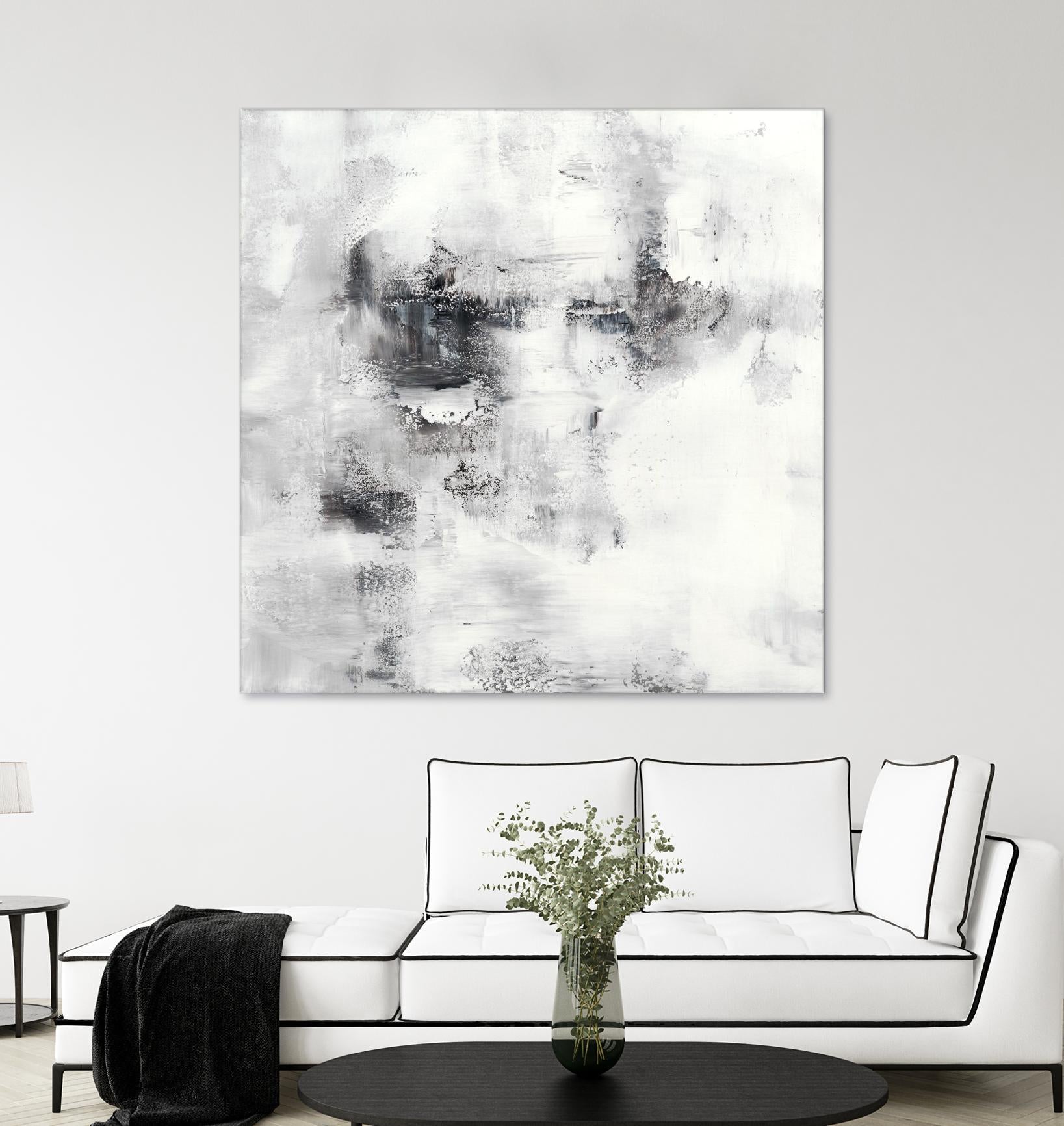 Lighthouse by Jeff Iorillo on GIANT ART - whites & creams abstract white