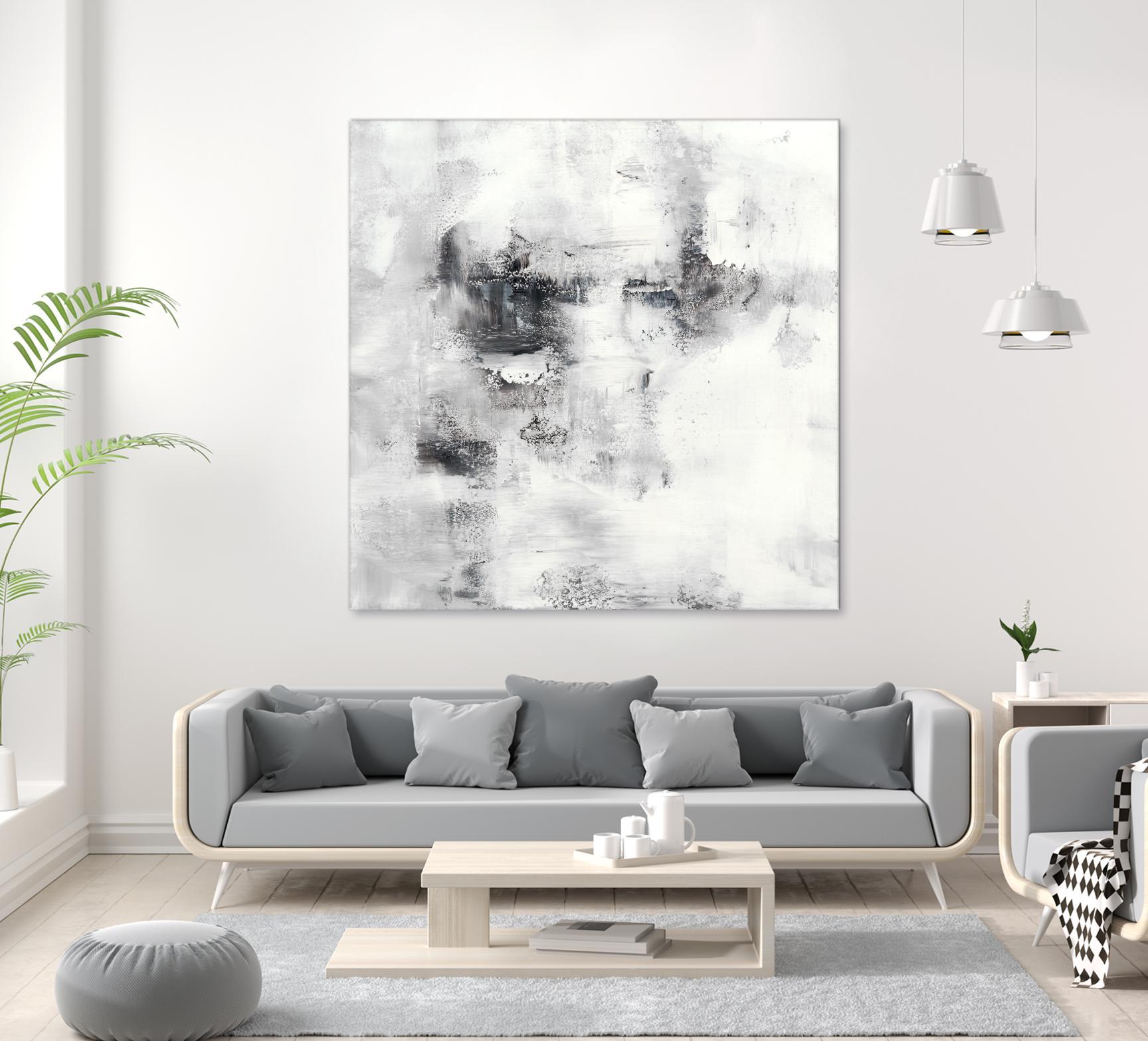 Lighthouse by Jeff Iorillo on GIANT ART - whites & creams abstract white