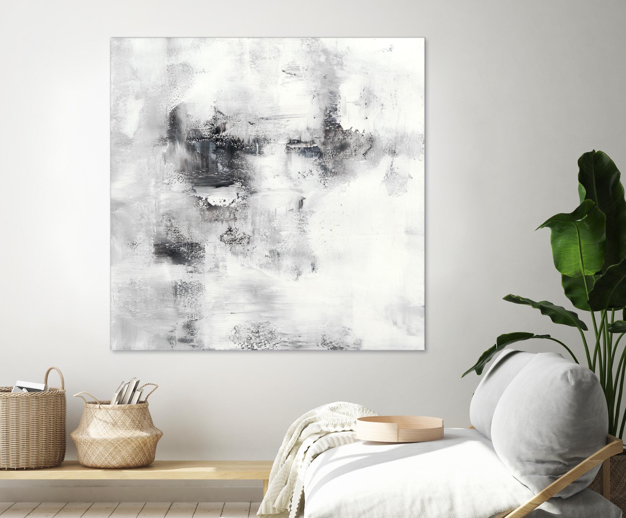 Lighthouse by Jeff Iorillo on GIANT ART - whites & creams abstract white