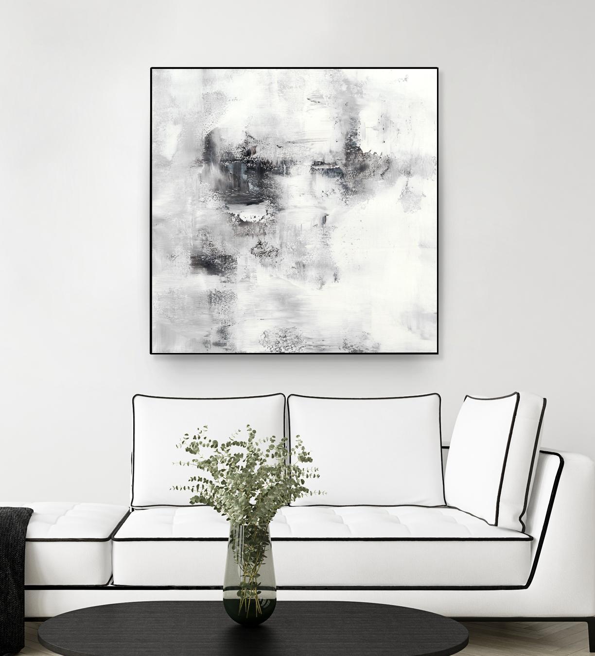 Lighthouse by Jeff Iorillo on GIANT ART - whites & creams abstract white