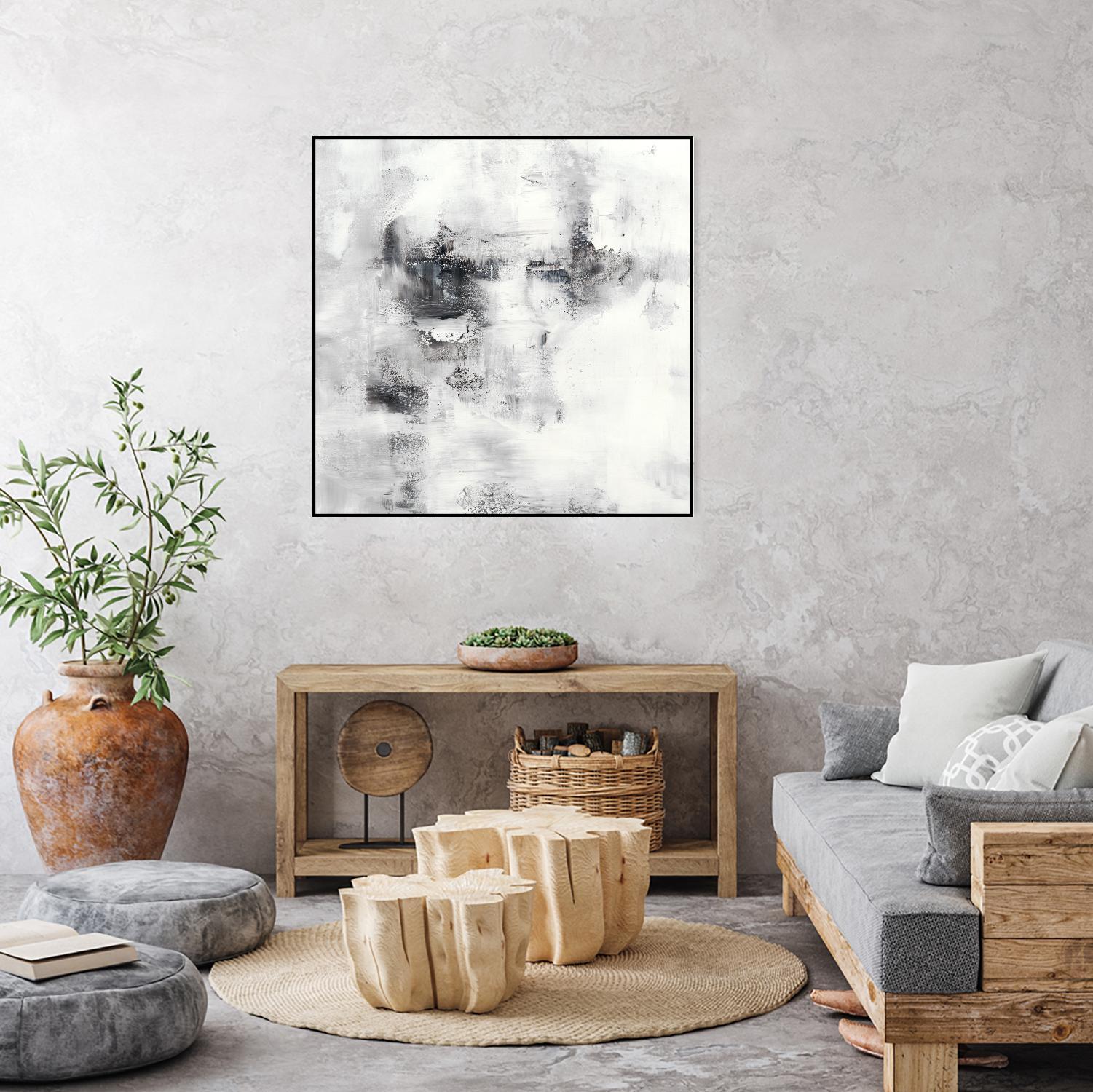 Lighthouse by Jeff Iorillo on GIANT ART - whites & creams abstract white